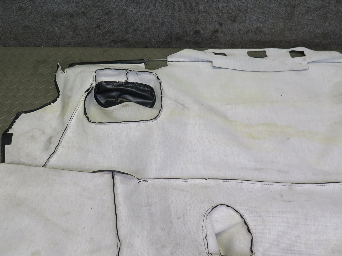 04-09 Nissan Z33 350Z Convertible TOP Roof Leather Compartment Liner Cover OEM