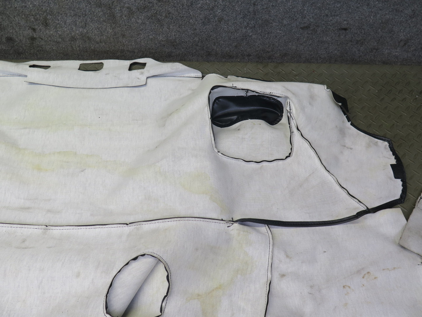 04-09 Nissan Z33 350Z Convertible TOP Roof Leather Compartment Liner Cover OEM