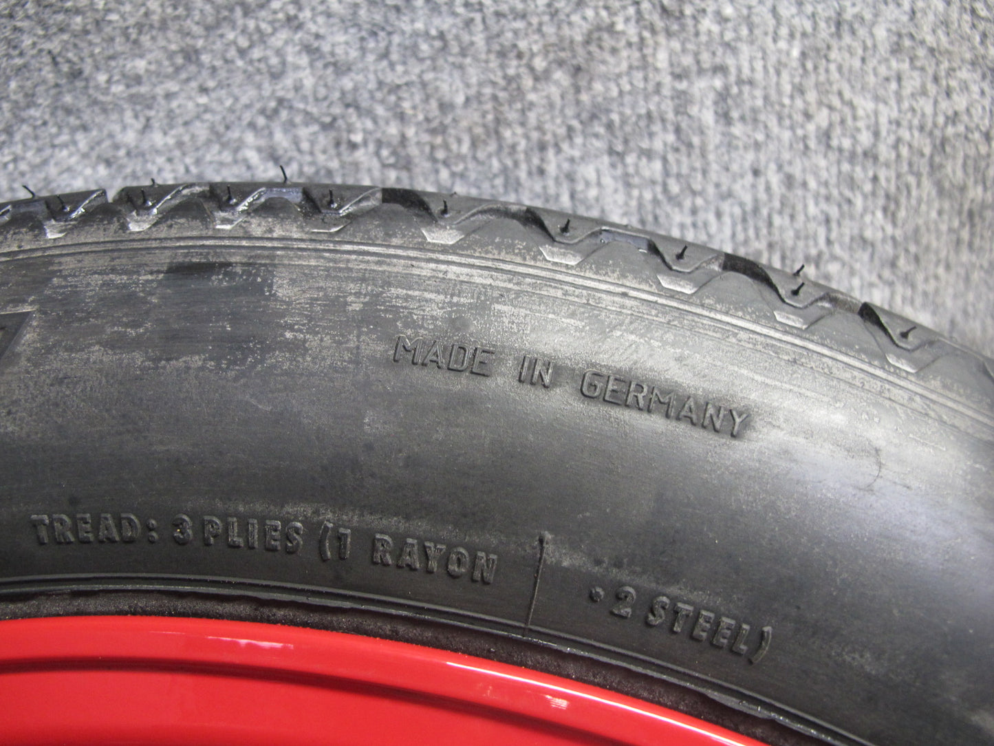 97-04 Porsche Boxster 986 Emergency Spare Tire Wheel 17x3.5 ET19 Conti 105/95