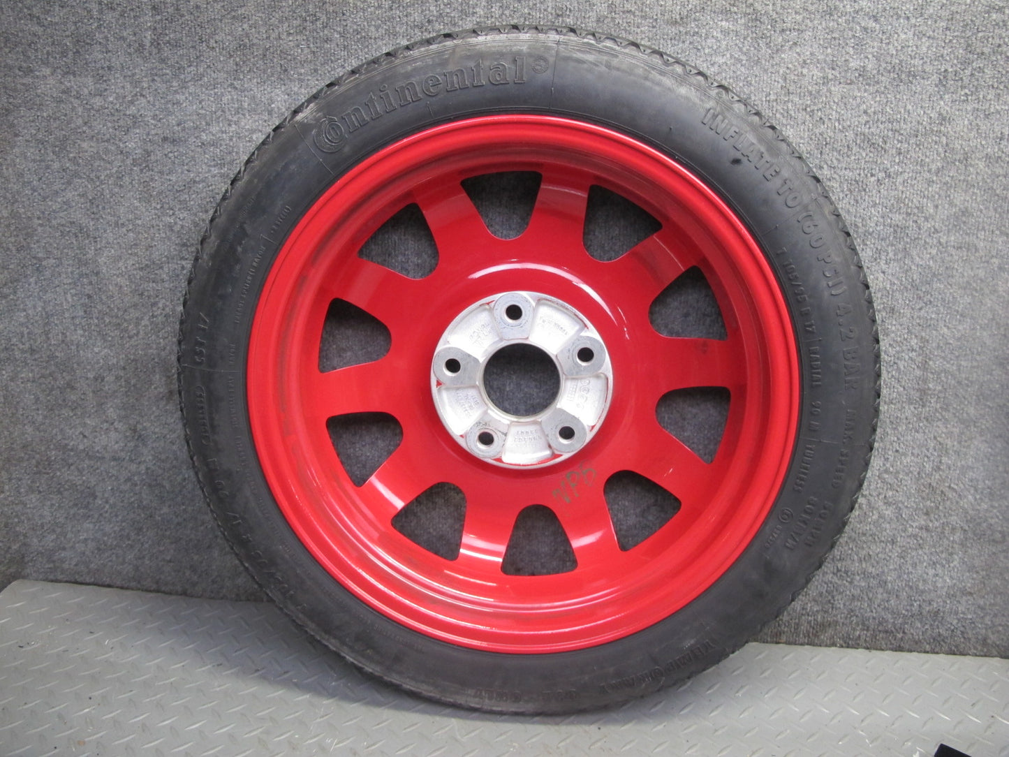 97-04 Porsche Boxster 986 Emergency Spare Tire Wheel 17x3.5 ET19 Conti 105/95