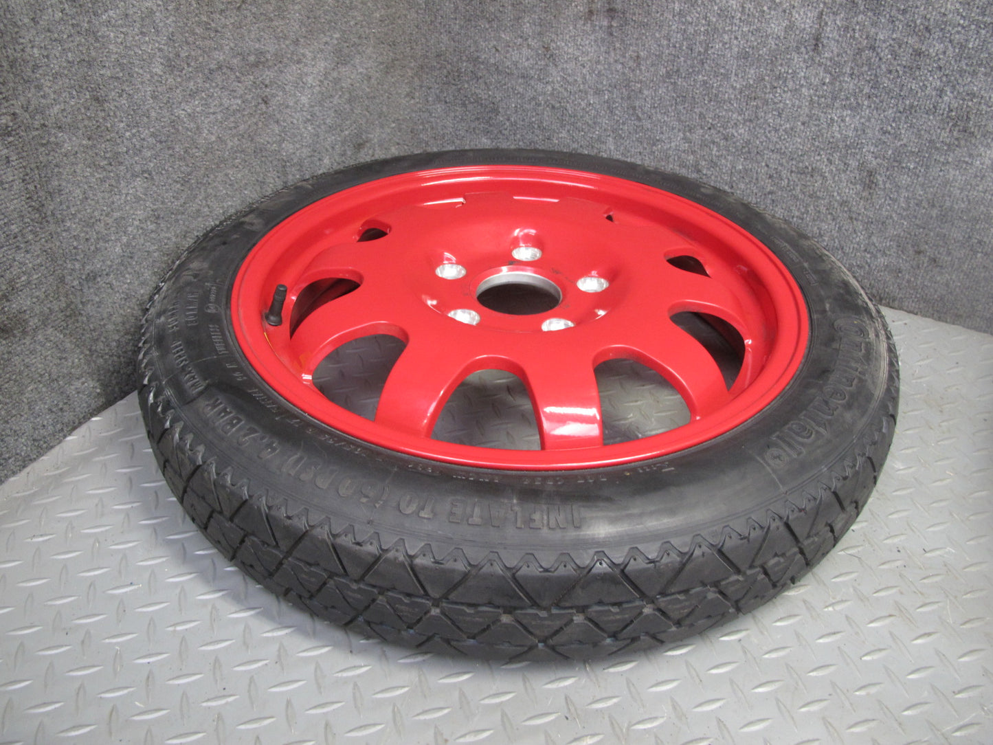 97-04 Porsche Boxster 986 Emergency Spare Tire Wheel 17x3.5 ET19 Conti 105/95