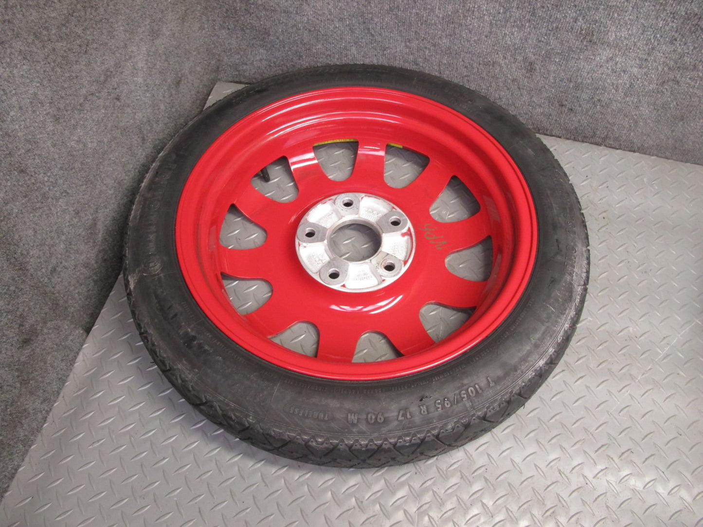 97-04 Porsche Boxster 986 Emergency Spare Tire Wheel 17x3.5 ET19 Conti 105/95