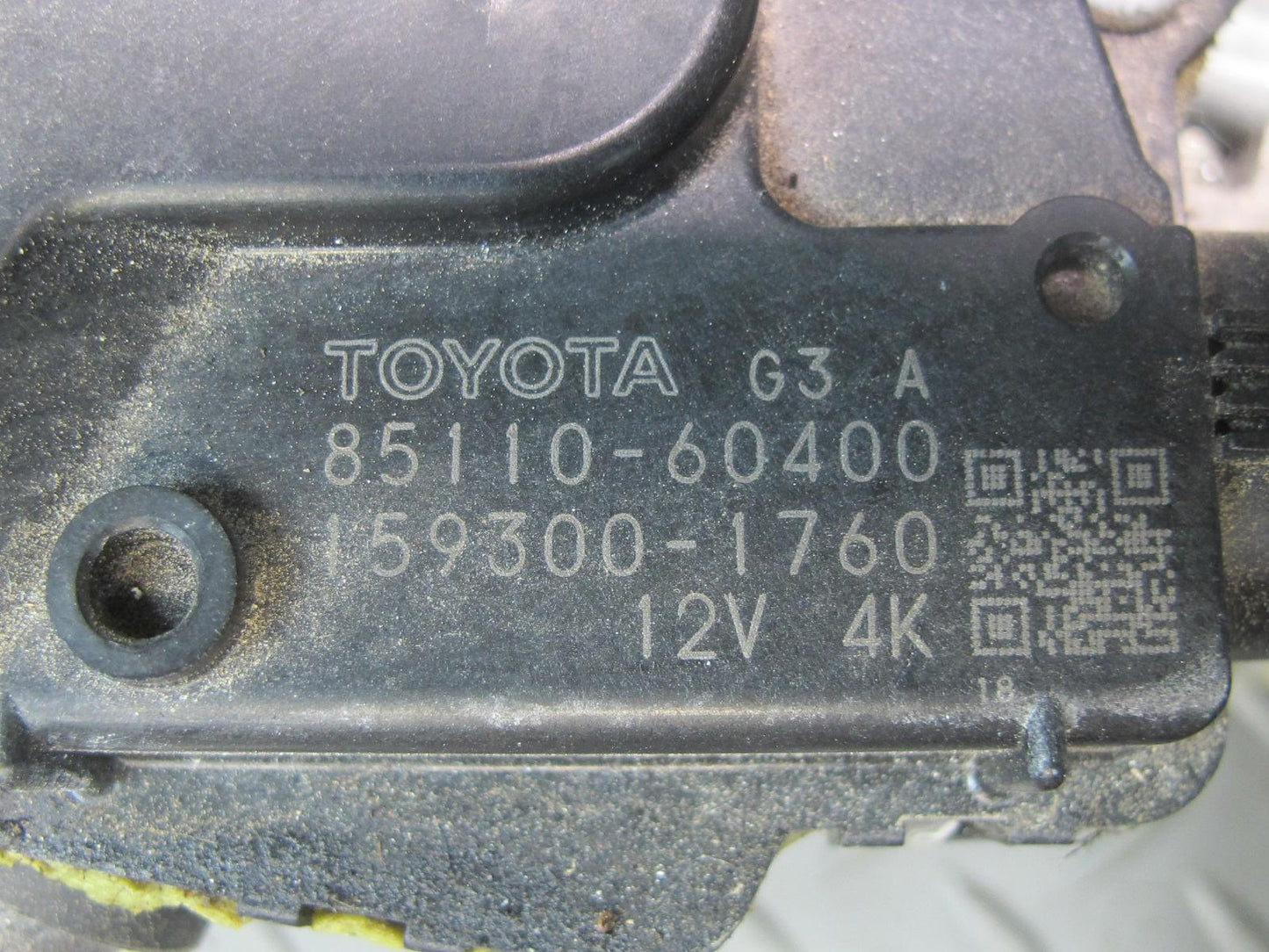 08-14 Lexus USE20L Is-f Windshield Wiper Transmission Linkage w Motor Assy OEM