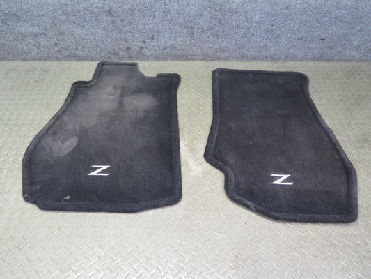 03-09 Nissan Z33 350Z Set of 2 Front Left & Right Carpet Floor MAT OEM