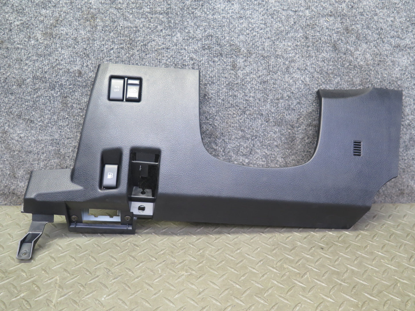 03-09 Nissan Z33 350Z Set of 2 Dash Front Left & Right Knee Trim Panel Black OEM