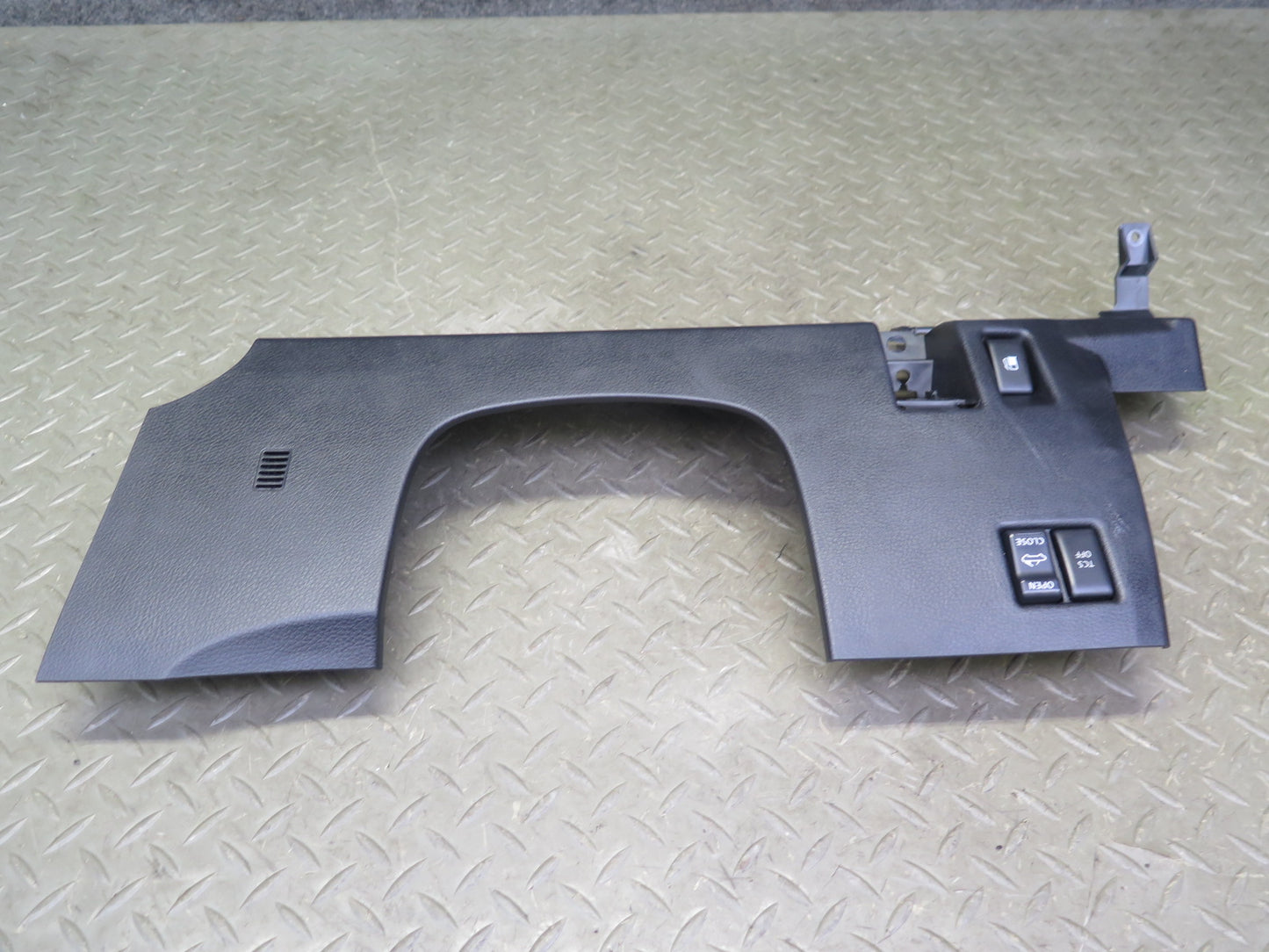 03-09 Nissan Z33 350Z Set of 2 Dash Front Left & Right Knee Trim Panel Black OEM