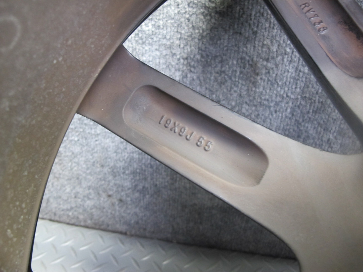 08-14 Lexus USE20L Is-f Rear Left R19 19" Alloy Wheel Rim 19X9J ET55 OEM