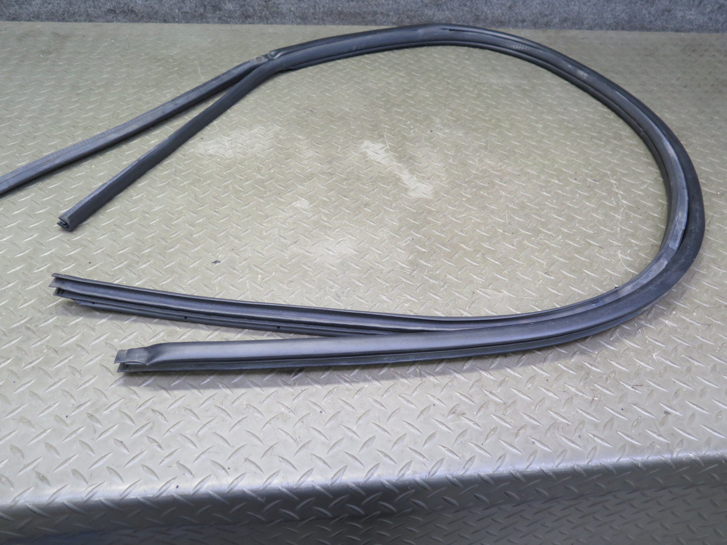 04-09 Nissan 350Z Convertible Left & Right Door Weatherstrip Rubber Seal Set OEM