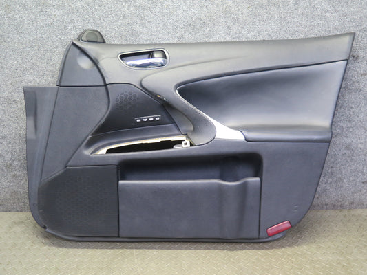 2008 Lexus USE20L Is-f Front Right Interior Door Panel Trim Cover Black OEM