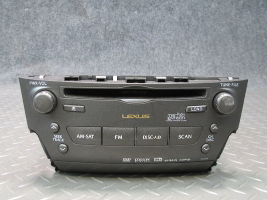 06-08 Lexus IS250 IS350 Is-f AM FM Radio CD Player Mark Levinson 86120-53340 OEM