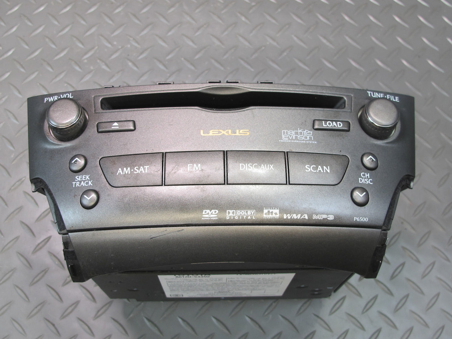 06-08 Lexus IS250 IS350 Is-f AM FM Radio CD Player Mark Levinson 86120-53340 OEM