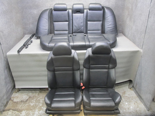 2006-2007 BMW E60 M5 Front & Rear M Sport Active Leather Seat Set Black