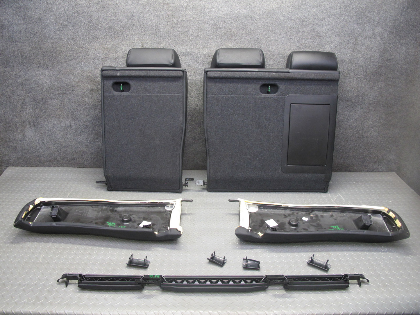 2006-2007 BMW E60 M5 Front & Rear M Sport Active Leather Seat Set Black