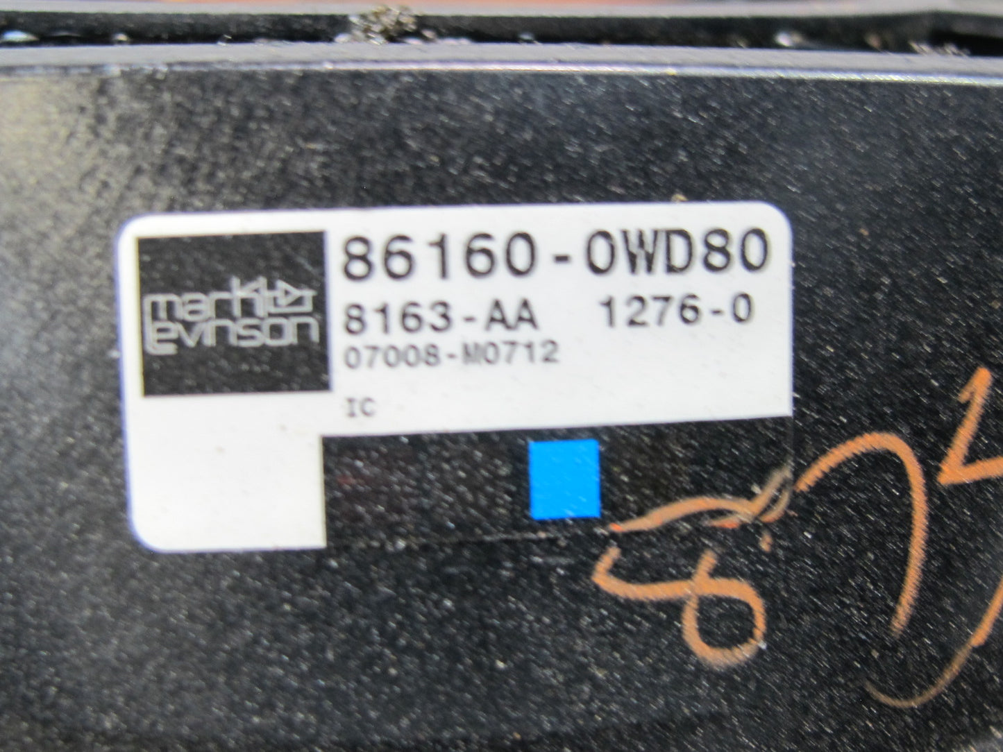 06-09 Lexus IS250 350 Is-f Mark Levinson Rear Subwoofer Speaker 86160-0WD80 OEM