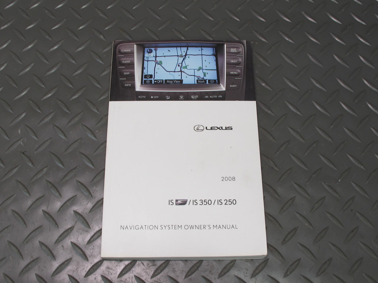 2008 Lexus USE20L Is-f Owners Guide Manual Book CD Navigation Set w Case OEM