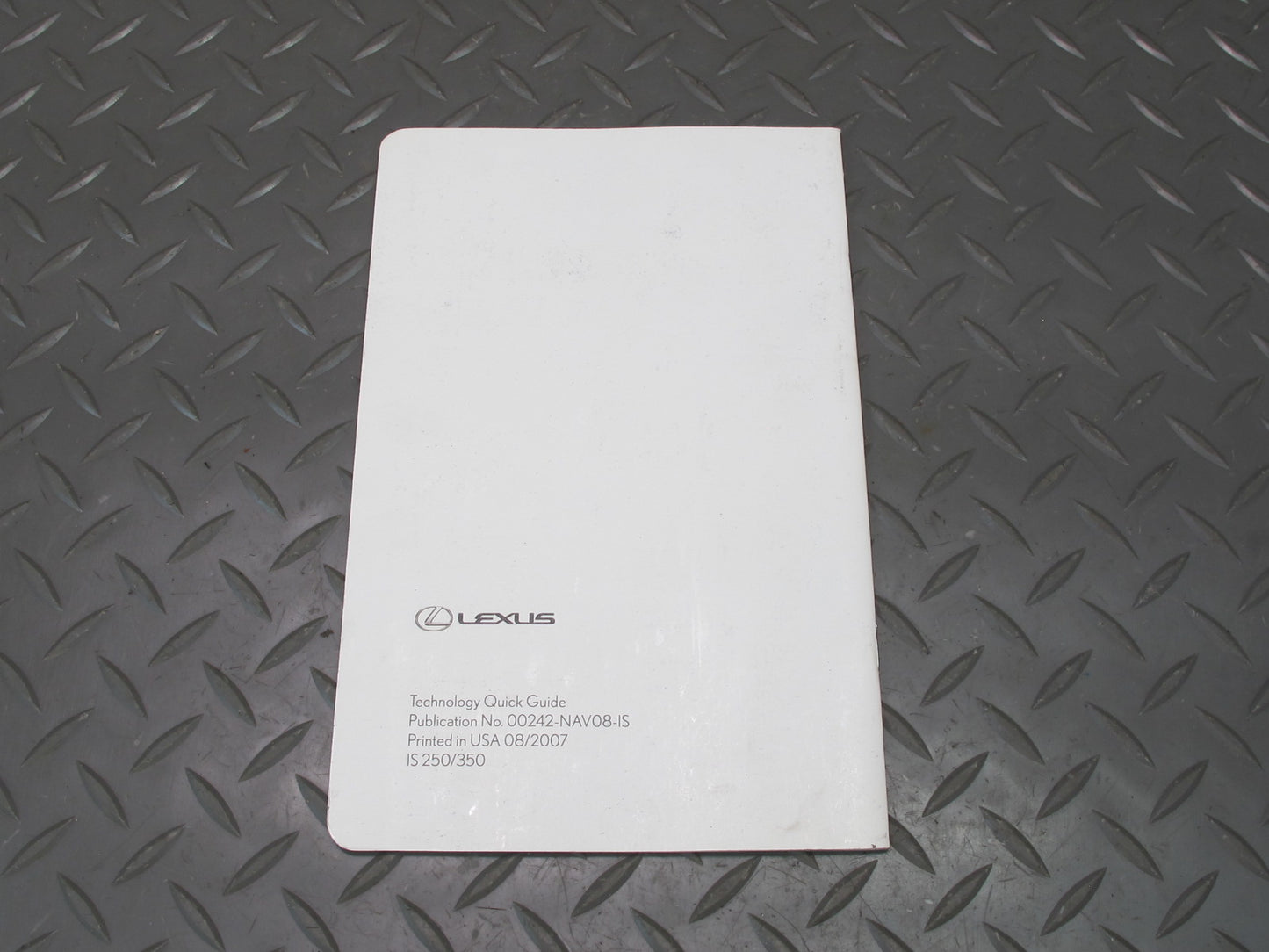 2008 Lexus USE20L Is-f Owners Guide Manual Book CD Navigation Set w Case OEM