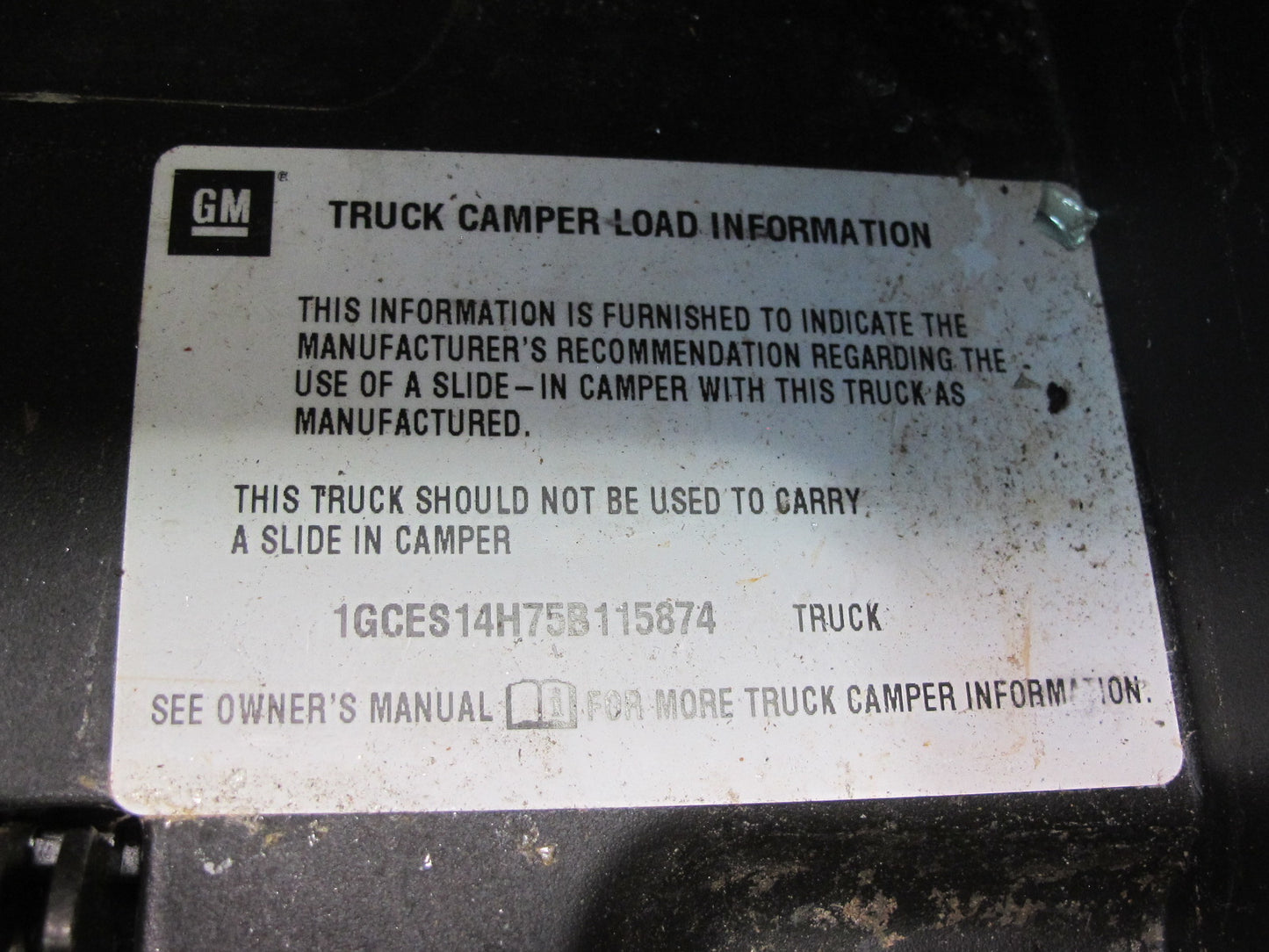 03-05 Chevrolet SSR Dashboard Dash Right Glove Box Gray OEM