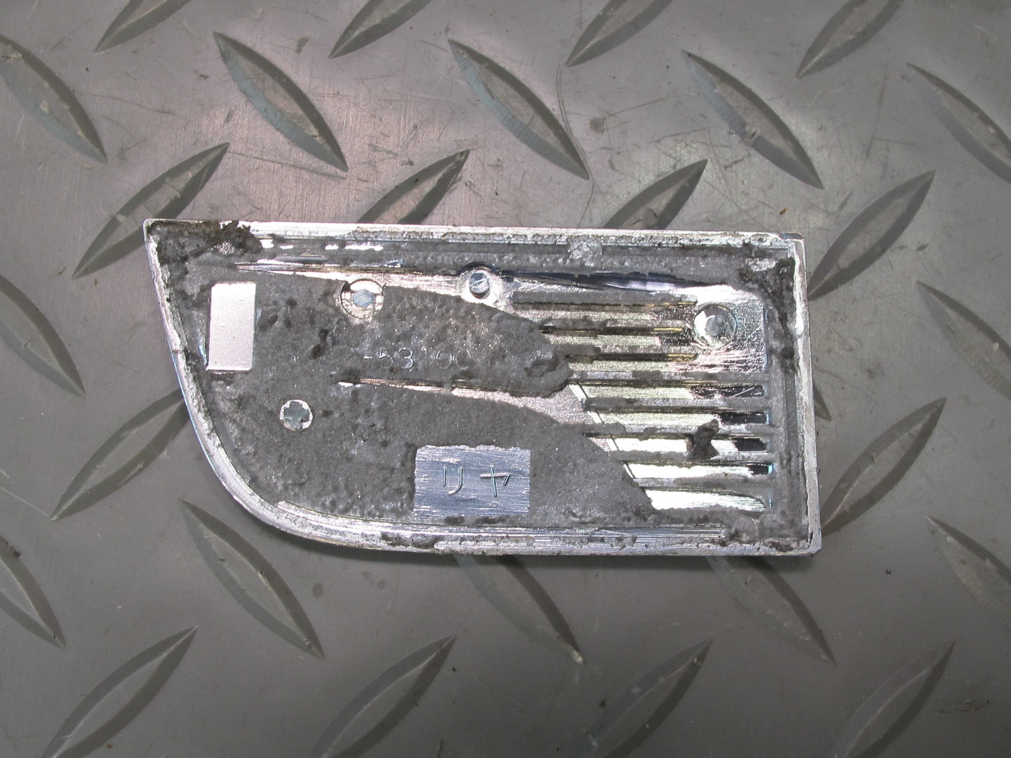 08-14 Lexus USE20L Is-f Rear Trunk Lid Lower Logo Badge Set OEM