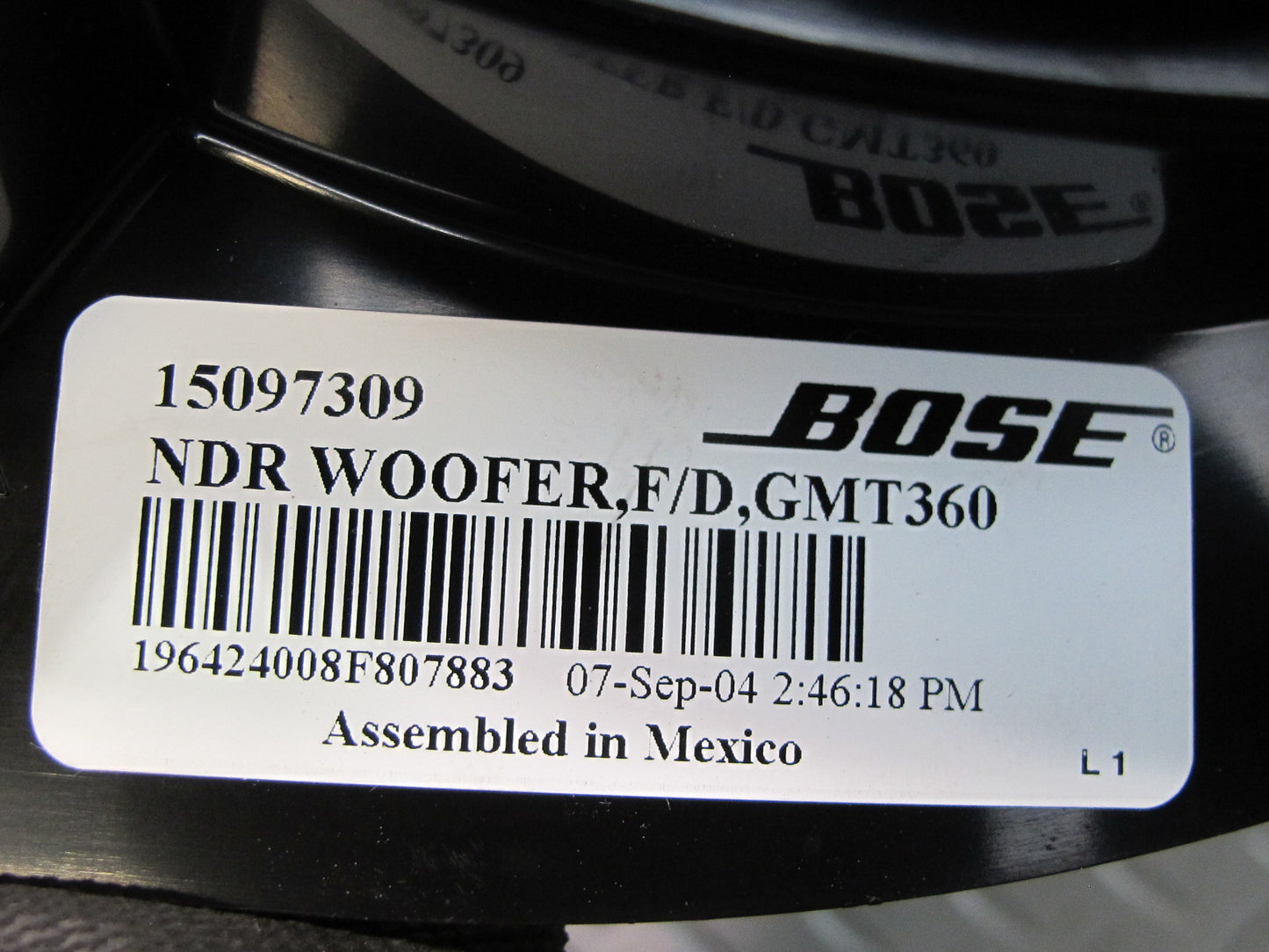 03-06 Chevrolet SSR Set of 2 Front Left & Right Door Bose Woofer Speaker OEM