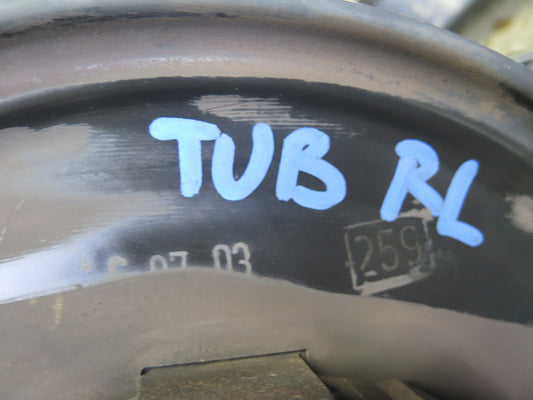 01-06 BMW E46 330ci RWD Rear Left Knuckle Wheel Hub Trailing Arm OEM