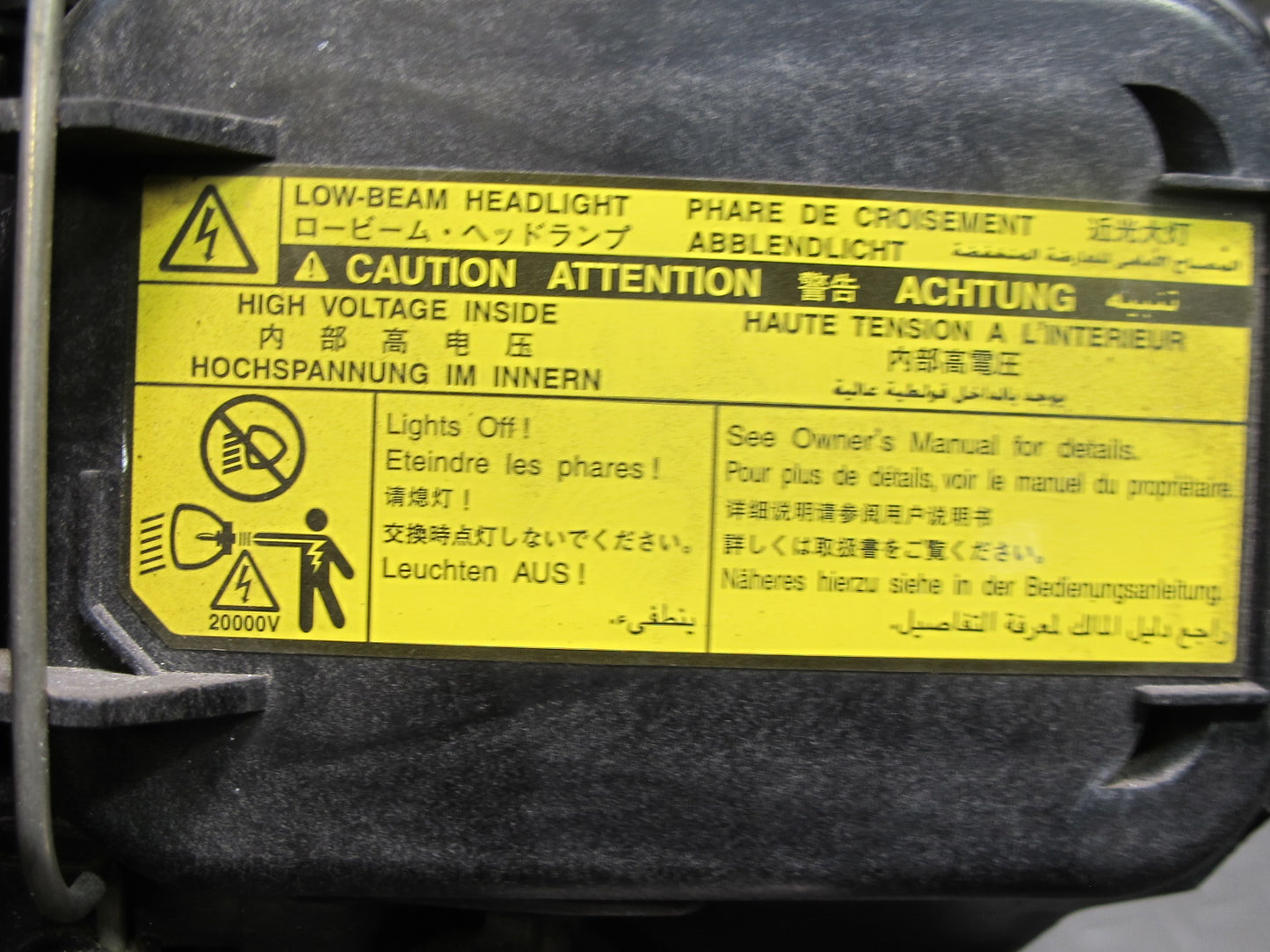 2008 Lexus USE20L Is-f Front Right Adaptive Xenon HID Headlight Lamp OEM