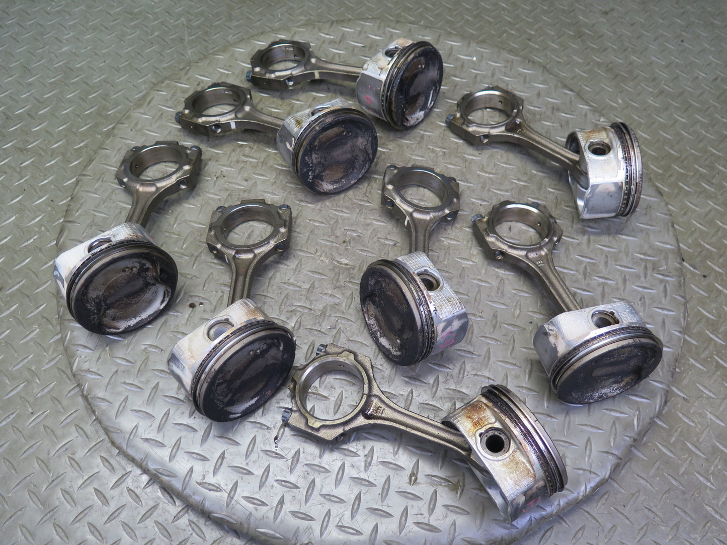 2005-2009 Lexus UZJ120L GX470 4.7L 2UZFE Engine Piston Connecting Rod Set of 8