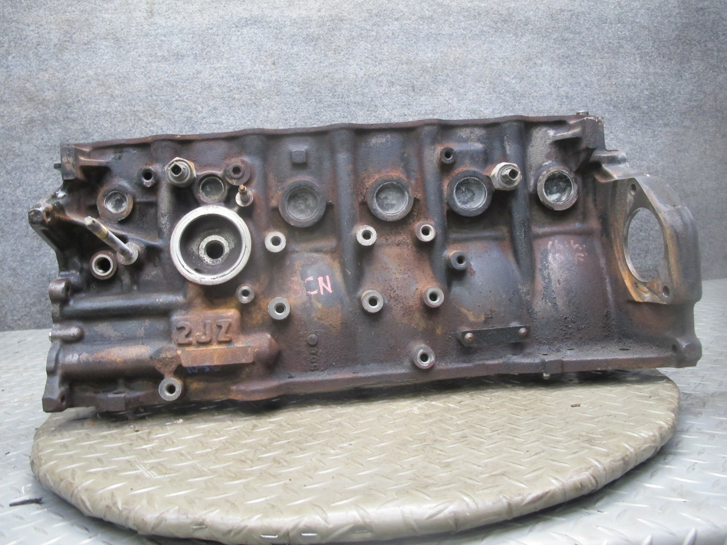 92-00 Lexus JZZ31L SC300 3.0L 2JZGE Engine Motor Cylinder Block Assembly OEM