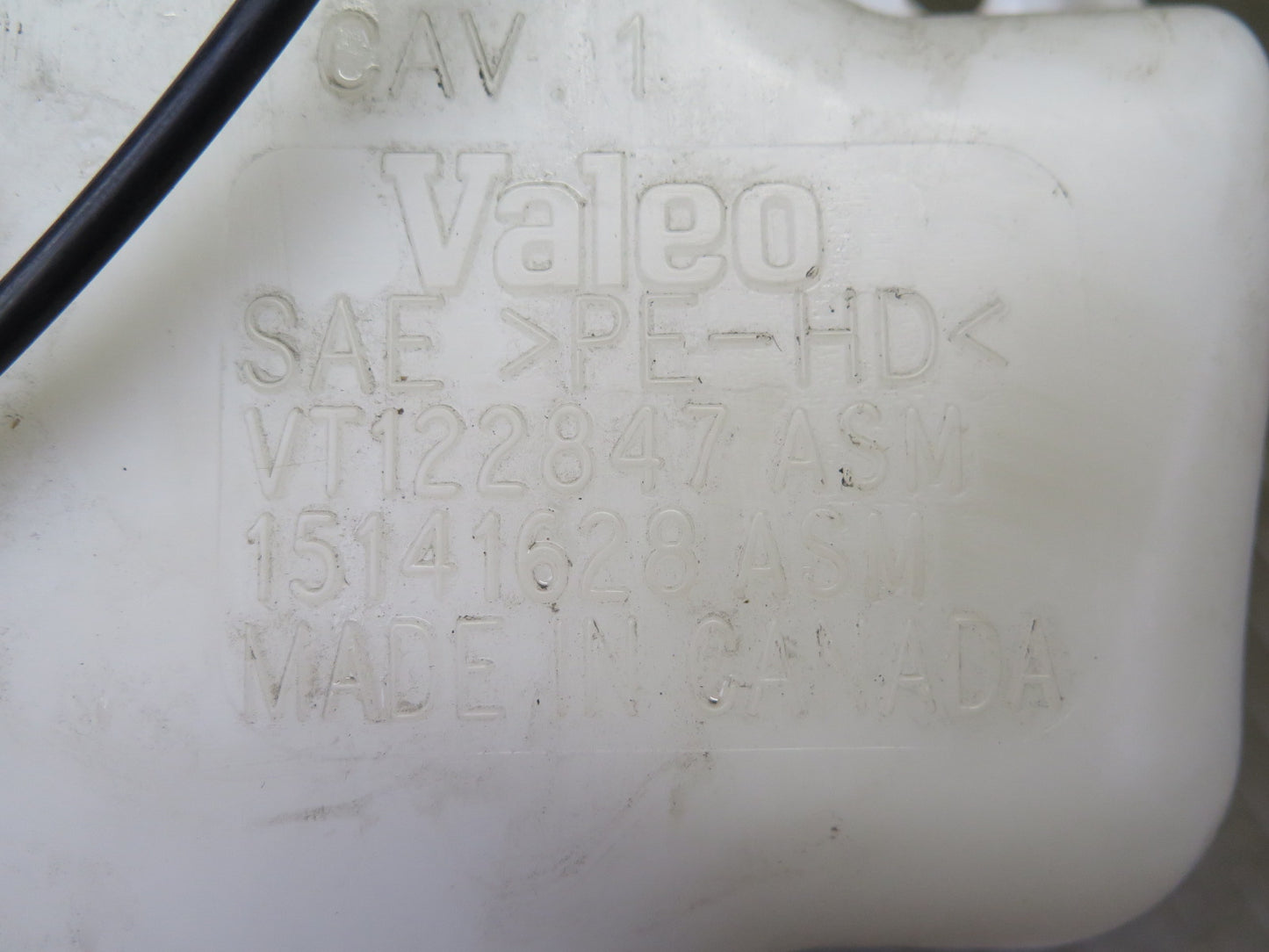 03-06 Chevrolet SSR Windshield Washer Reservoir Bottle w Pump Assembly OEM