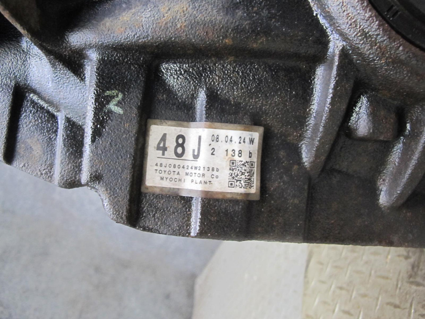 08-09 Lexus USE20L Is-f RWD Rear Differential Carrier 48J 2.94 Ratio OEM