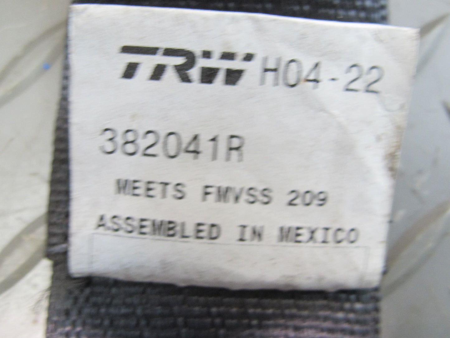 03-06 CHEVROLET SSR FRONT RIGHT SIDE SEATBELT RETRACTOR OEM