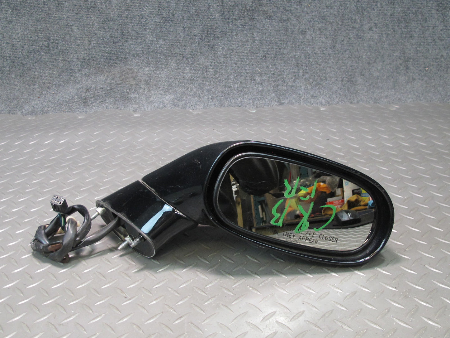 03-06 Chevrolet SSR Front Right Passenger Door Side View Power Mirror Black OEM