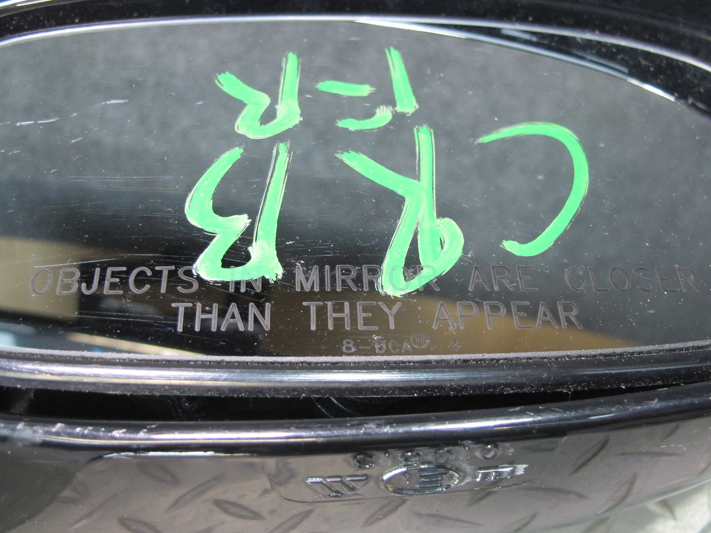 03-06 Chevrolet SSR Front Right Passenger Door Side View Power Mirror Black OEM