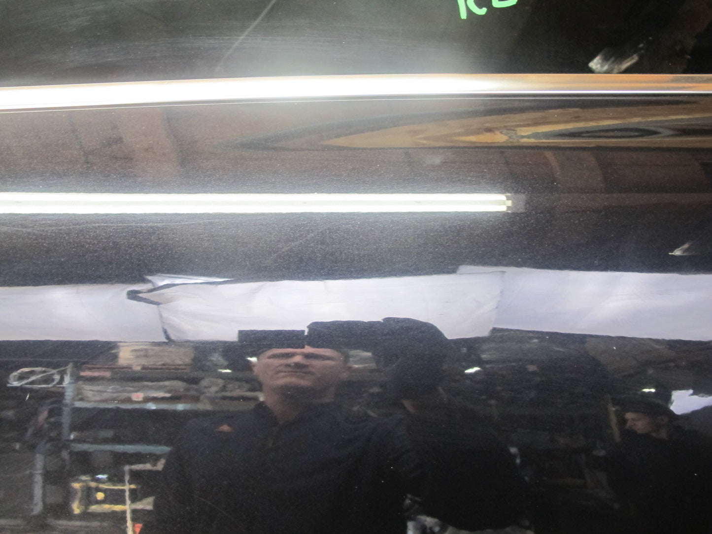 2011-2018 Porsche Cayenne 958 Rear Left Side Door Shell Panel W/ Glass Black