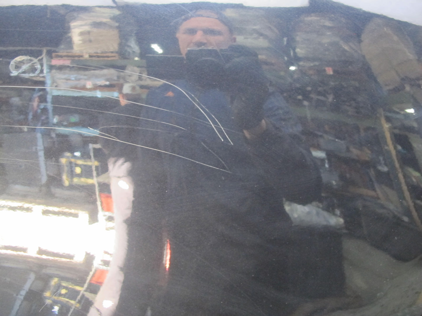 2011-2018 Porsche Cayenne 958 Rear Left Side Door Shell Panel W/ Glass Black