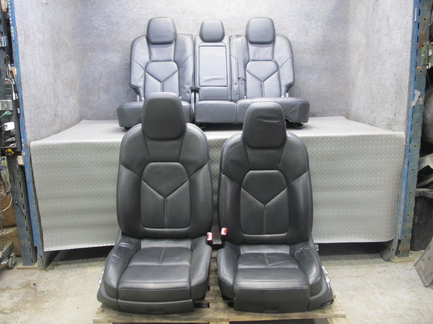 11-14 Porsche Cayenne 958 Front Rear Comfort Power Memory Vented Heated Seat Set