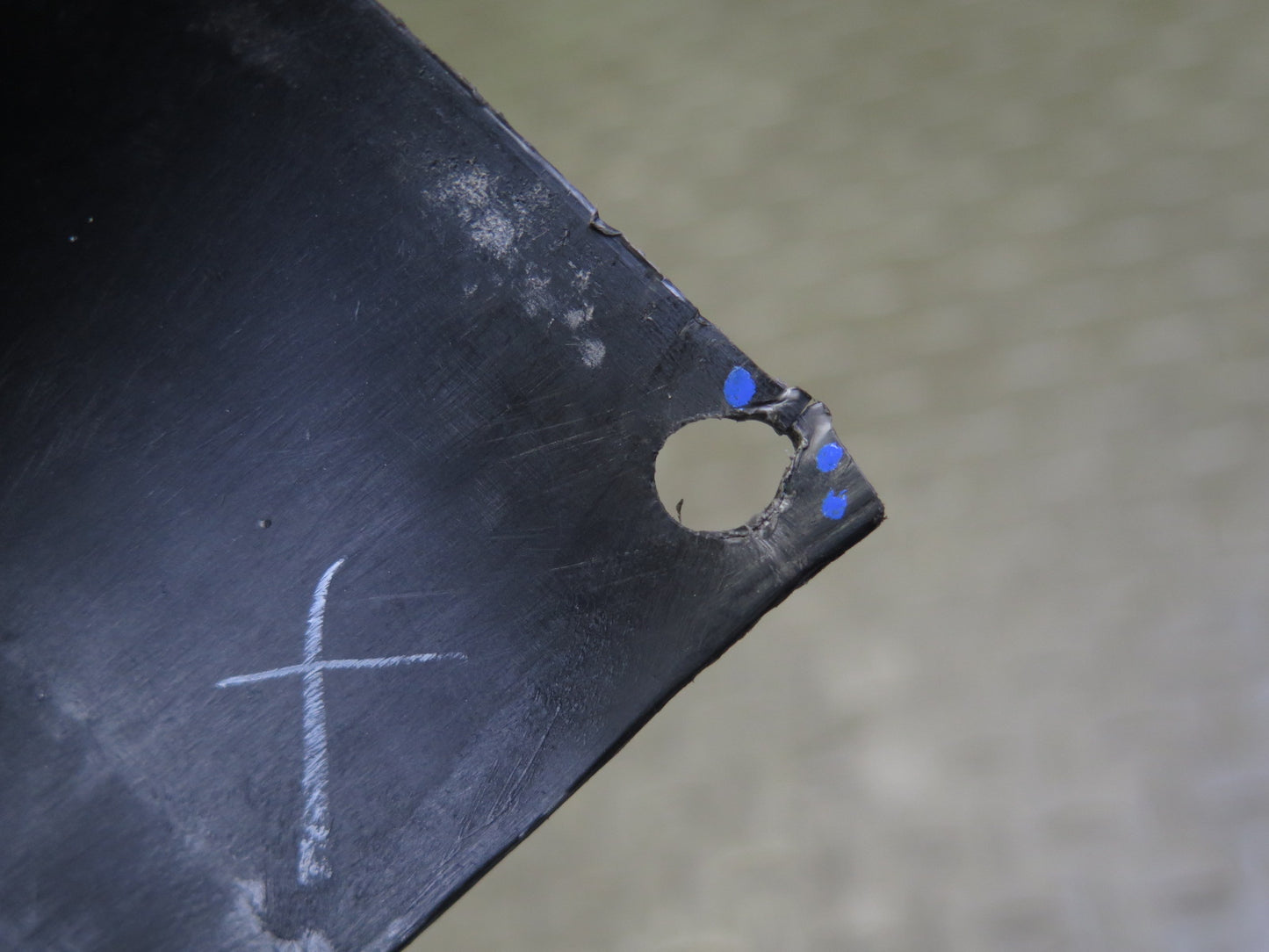 03-06 Chevrolet SSR Front Right Door Sill Scuff Panel Black OEM