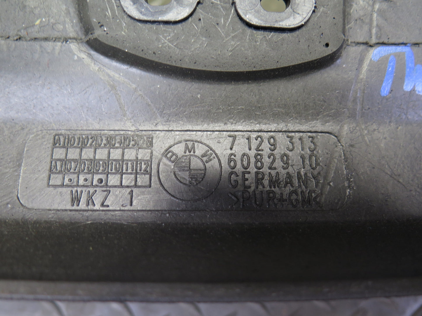 07-13 BMW E93 335i Convertible Front Upper Headliner Trim Cover Panel Black OEM