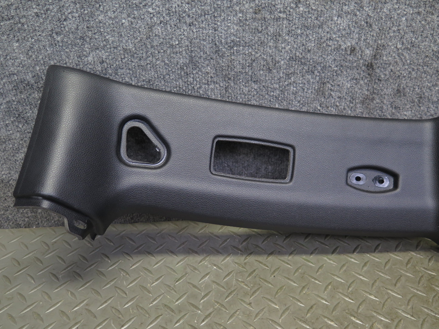 07-13 BMW E93 335i Convertible Front Upper Headliner Trim Cover Panel Black OEM