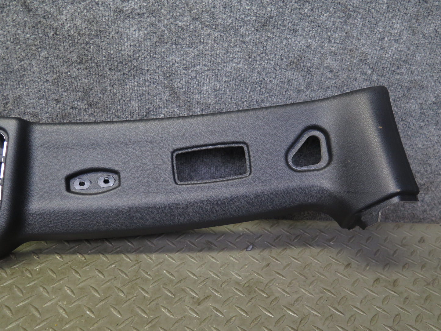 07-13 BMW E93 335i Convertible Front Upper Headliner Trim Cover Panel Black OEM