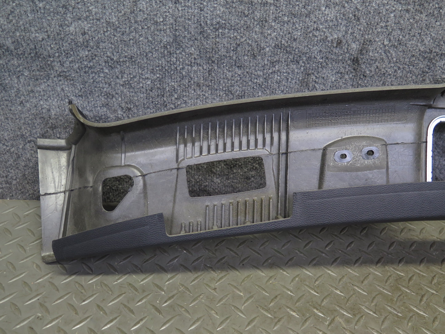 07-13 BMW E93 335i Convertible Front Upper Headliner Trim Cover Panel Black OEM