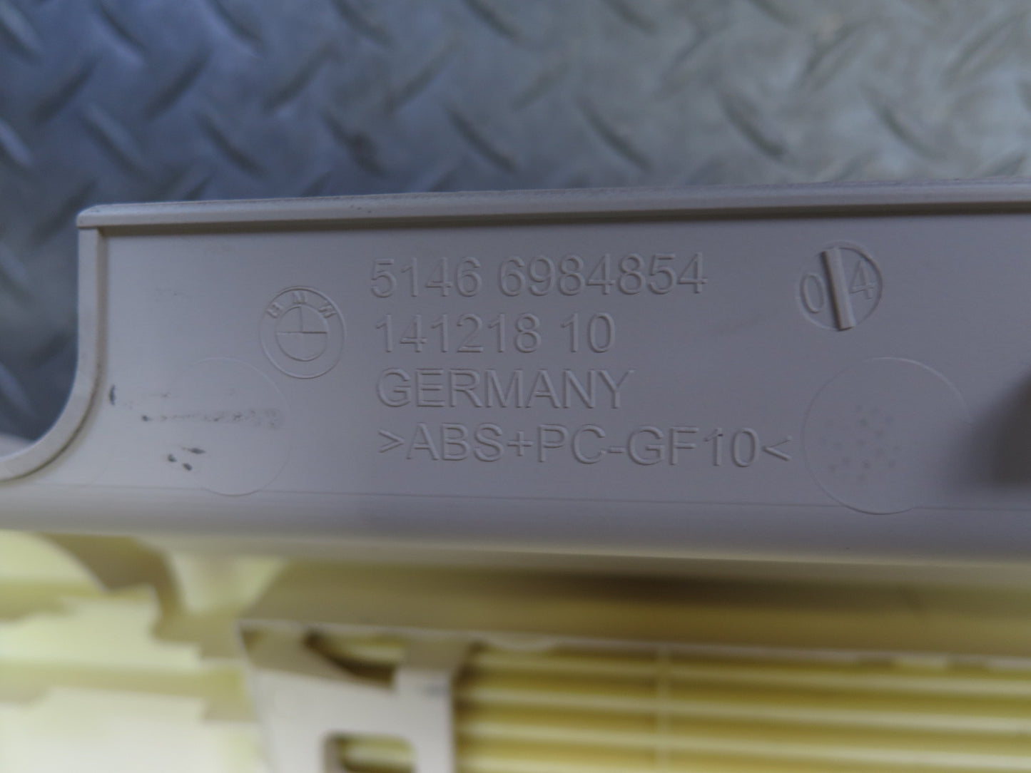 07-13 BMW E93 335i Convertible  Rear Seat Rollover Bar Trim Cover Creambeige OEM