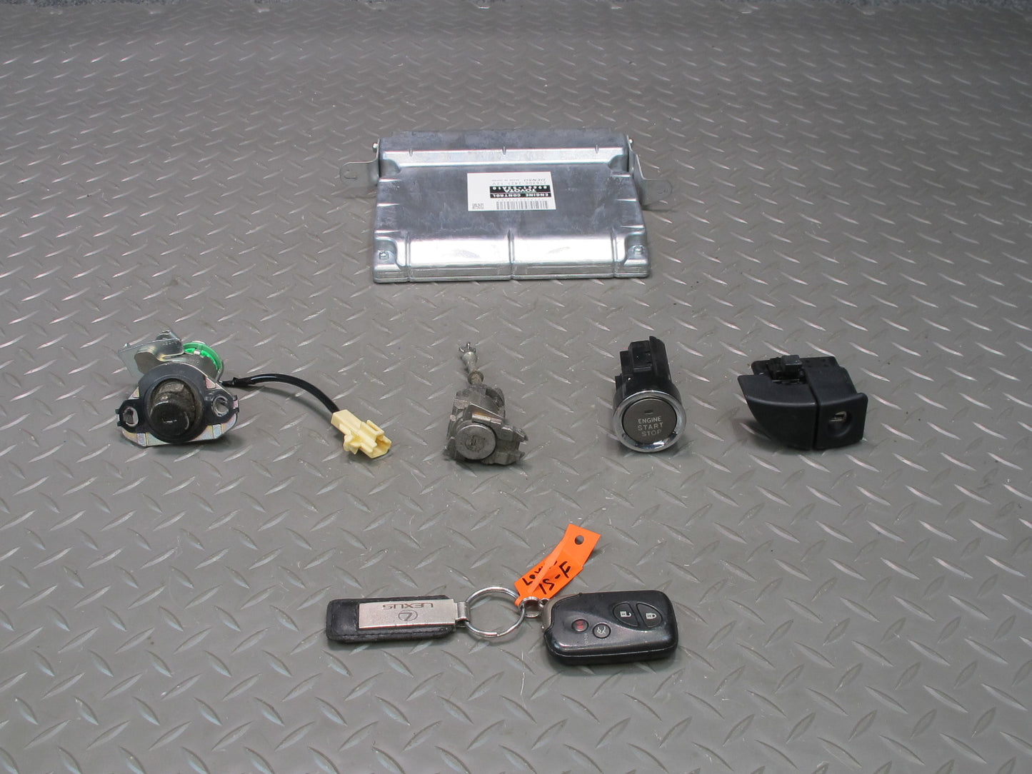 2008 Lexus USE20L Is-f ECM ECU Ignition Switch Door Trunk Glove Lock KEY Set OEM