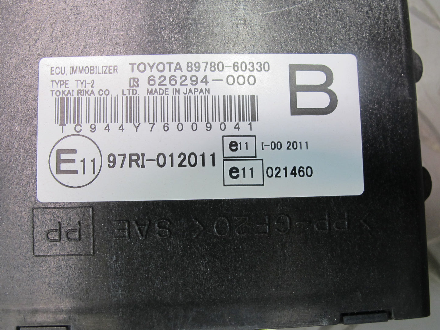 2006-2008 Lexus UZJ120L GX470 4.7L 2UZFE Engine Control Immobilizer Module Set