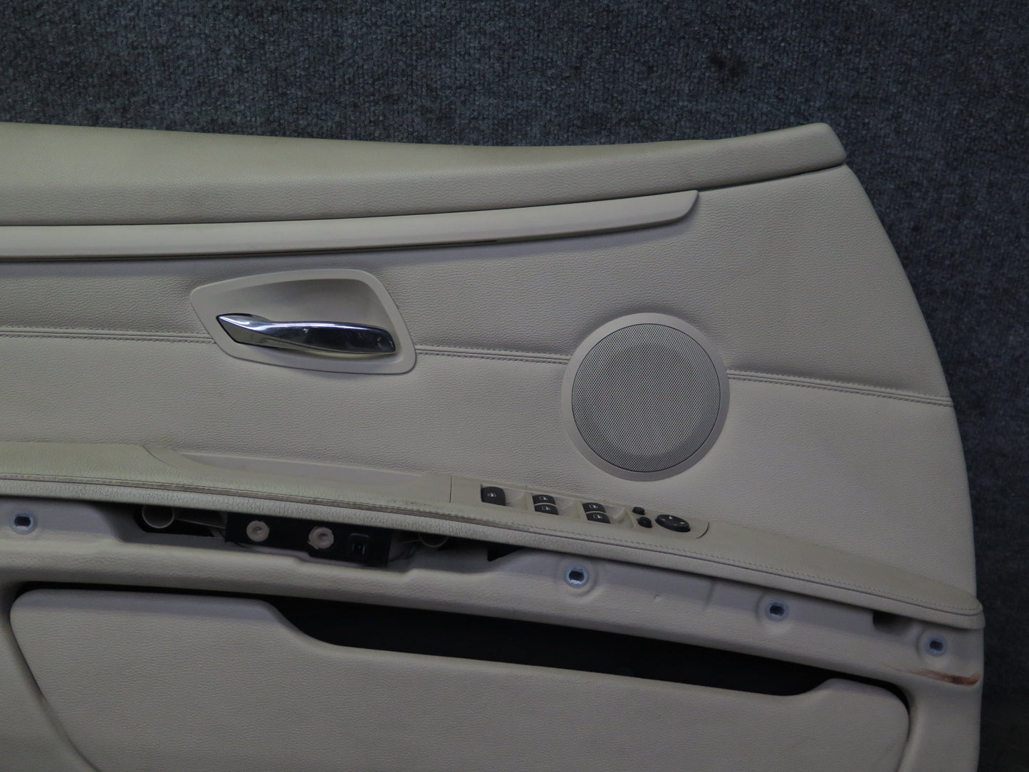 07-13 BMW E92 E93 335i Coupe Convert Set of 2 Door Interior Trim Panel Beige OEM