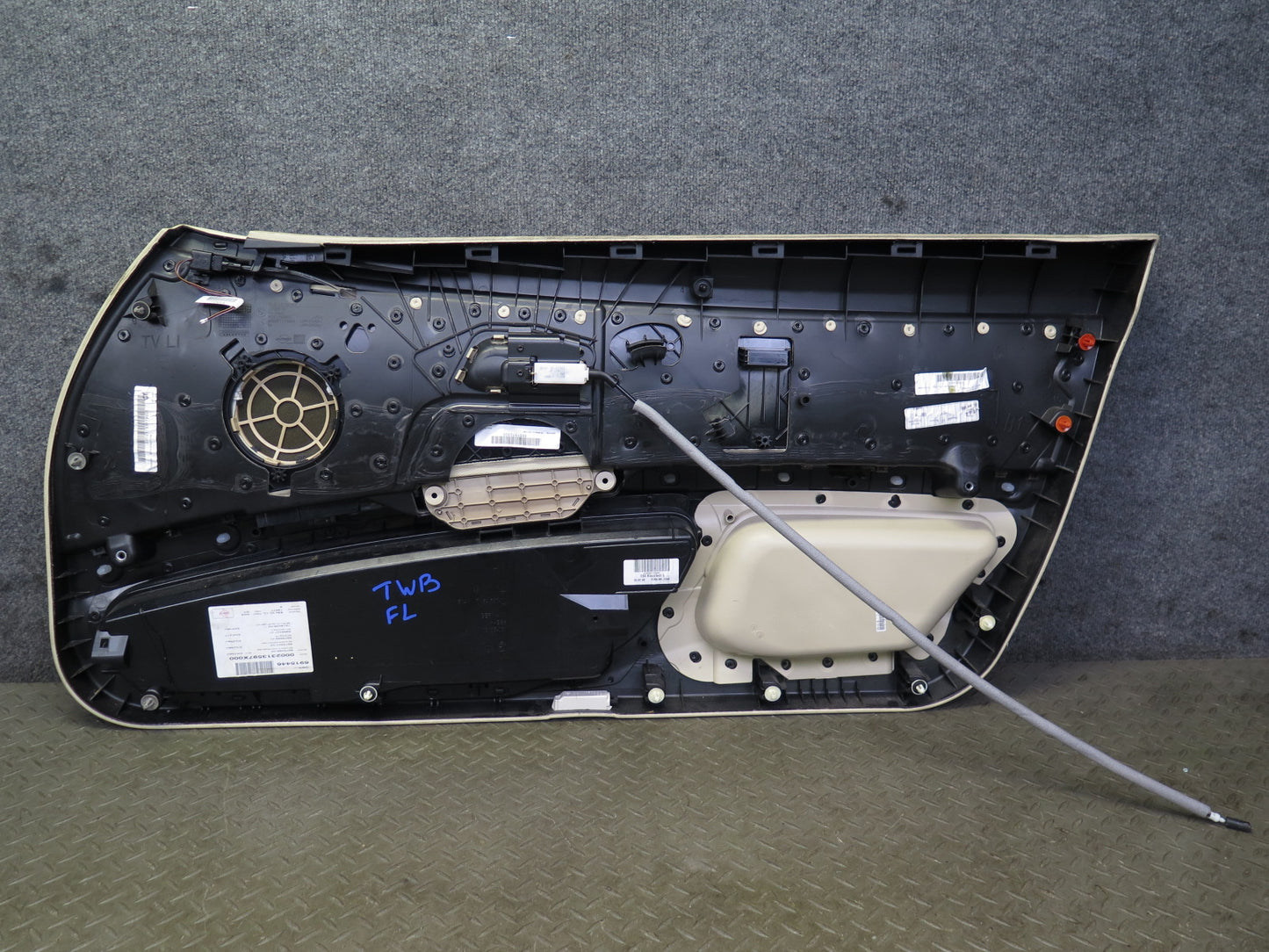 07-13 BMW E92 E93 335i Coupe Convert Set of 2 Door Interior Trim Panel Beige OEM