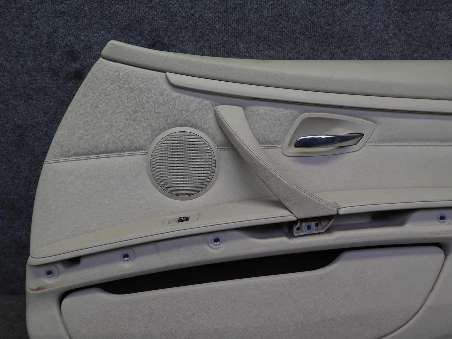 07-13 BMW E92 E93 335i Coupe Convert Set of 2 Door Interior Trim Panel Beige OEM