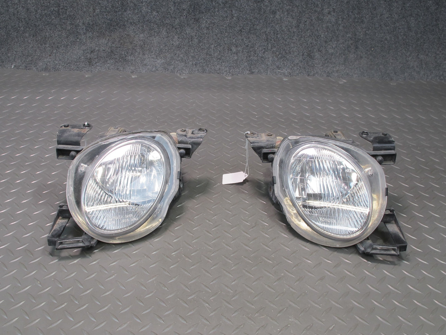 92-94 Lexus SC300 SC400 UZZ30L Set of 2 Front Inner High Beam Headlight Lamp OEM