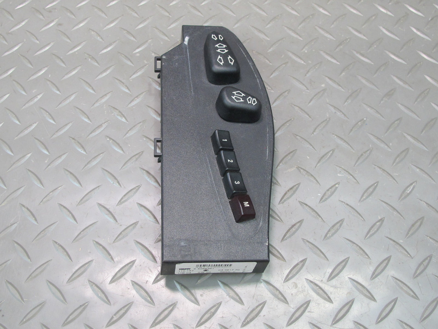 01-06 BMW E46 330ci Convertible Front Left Seat Adjustment Control Switch OEM