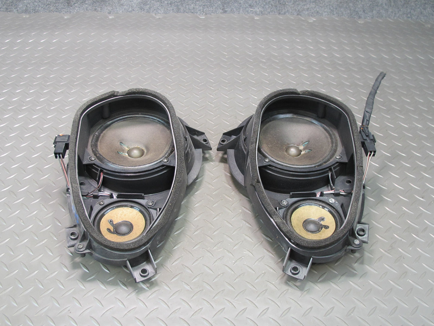 03-08 Mercedes R230 Sl-class Front Left & Right Door Speaker Set Bose OEM