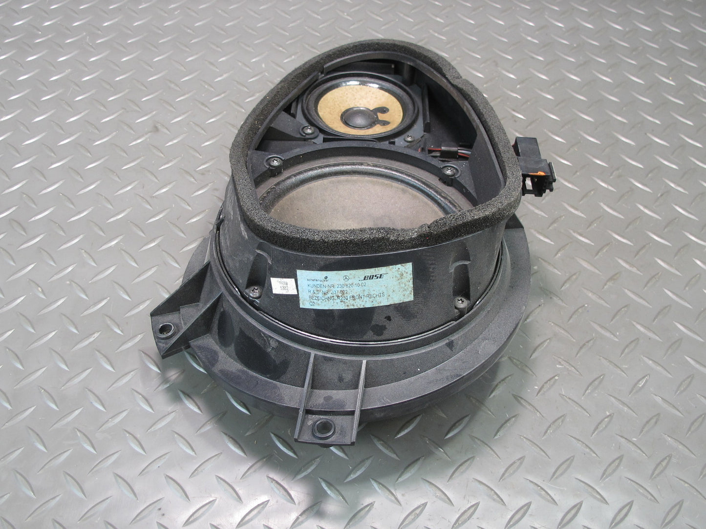 03-08 Mercedes R230 Sl-class Front Left & Right Door Speaker Set Bose OEM